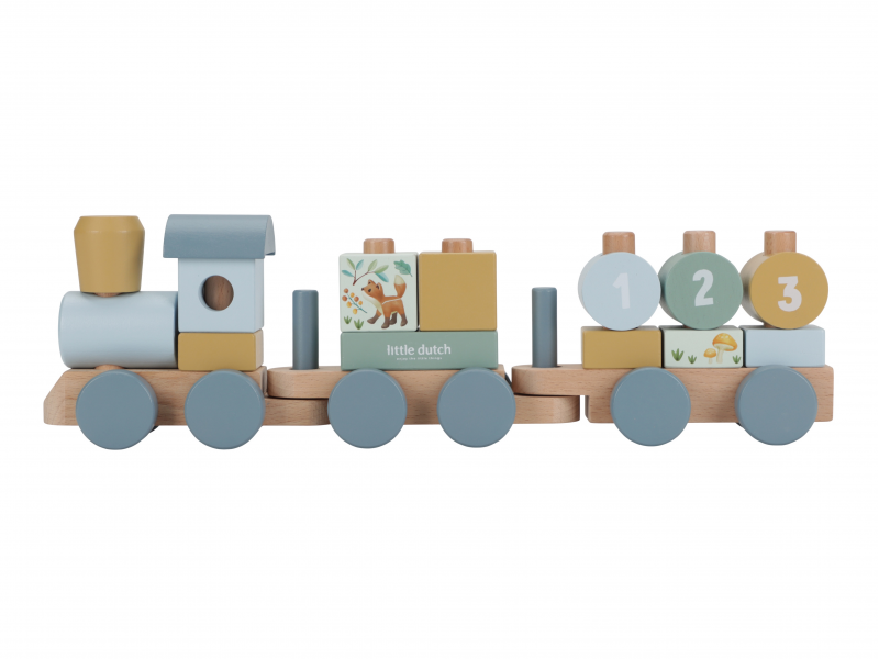 Vláček dřevěný Forest Friends