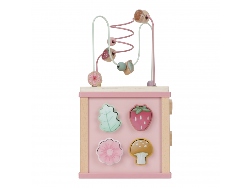 Kostka s aktivitami dřevěná Fairy Garden