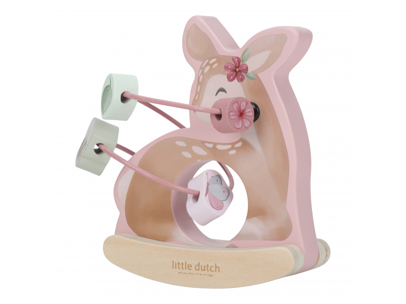 Srnka se spirálou dřevěná Fairy Garden