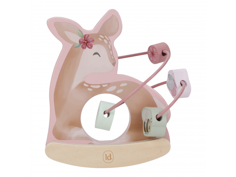 Srnka se spirálou dřevěná Fairy Garden