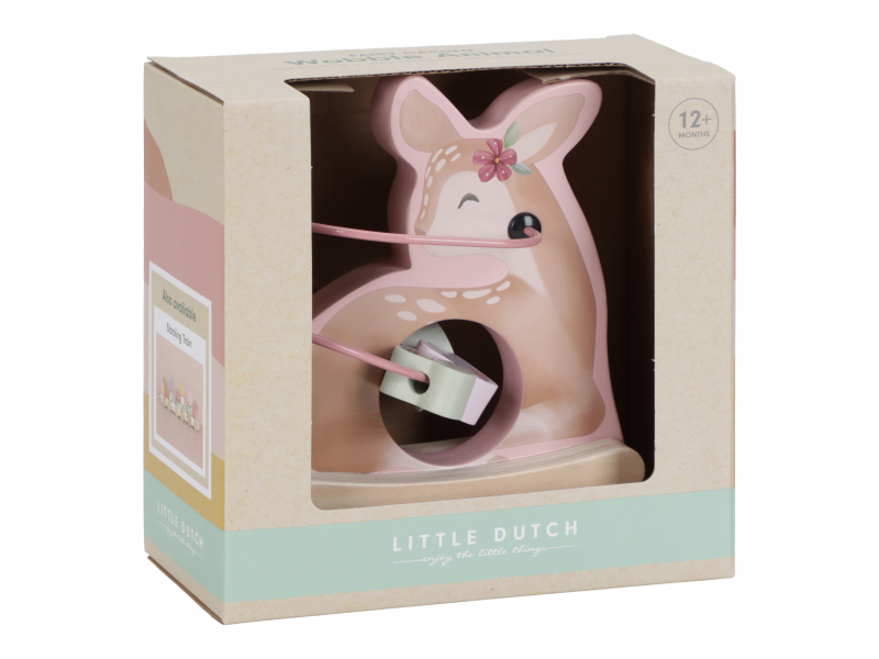 Srnka se spirálou dřevěná Fairy Garden