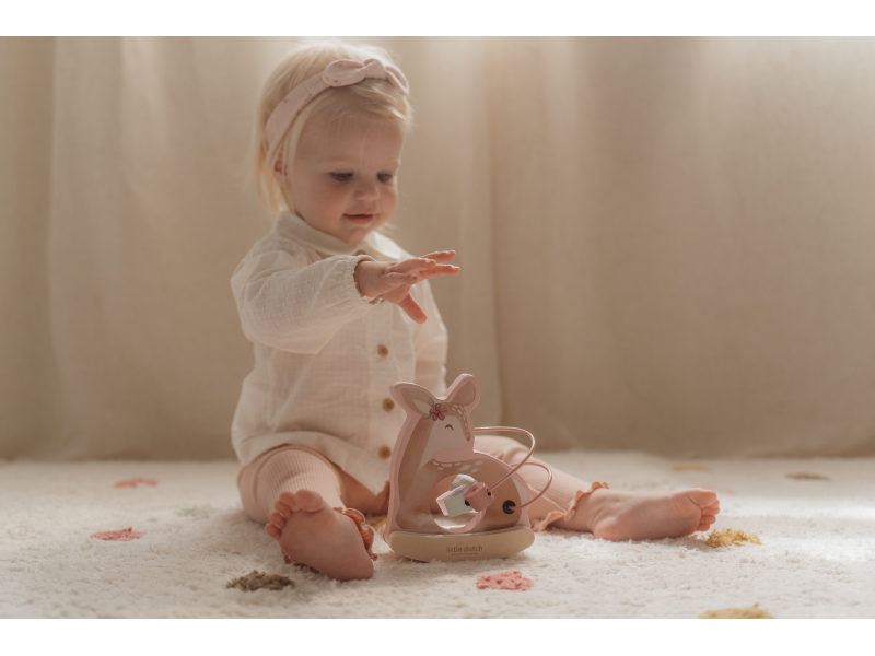 Srnka se spirálou dřevěná Fairy Garden