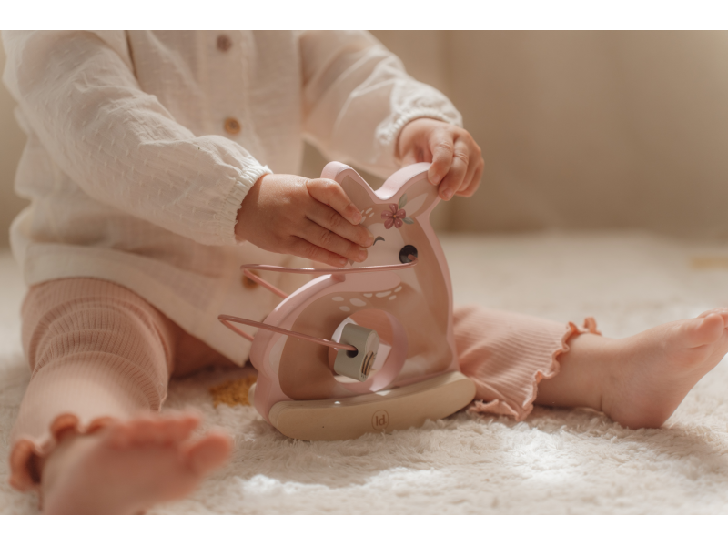 Srnka se spirálou dřevěná Fairy Garden