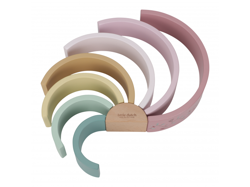 Skládačka dřevěná duha Fairy Garden