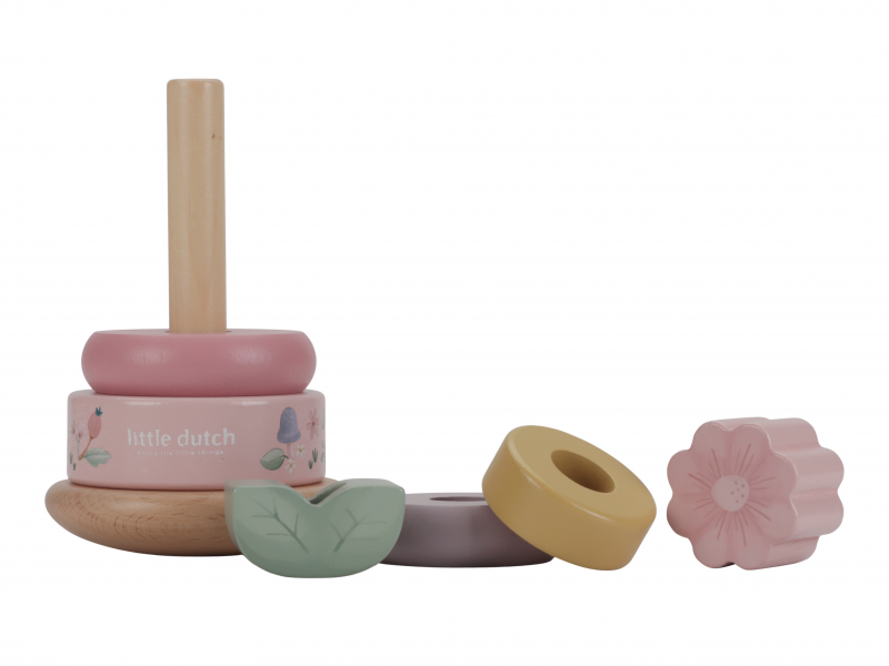 Nasazovací kroužky dřevěné Fairy Garden