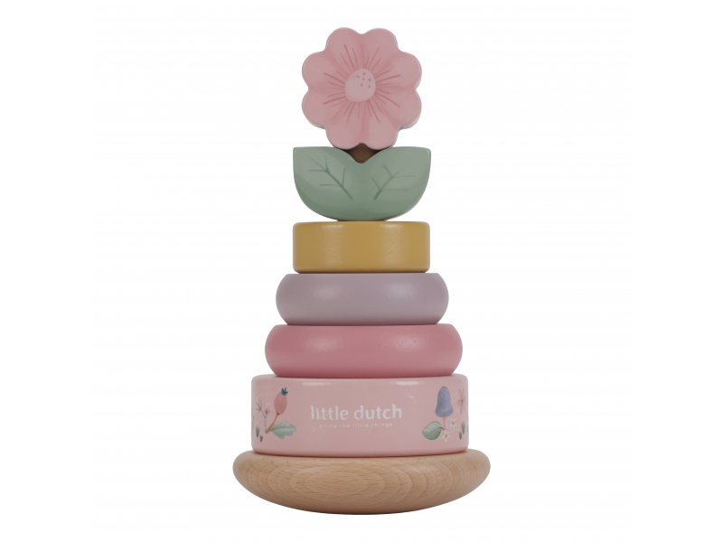 Nasazovací kroužky dřevěné Fairy Garden