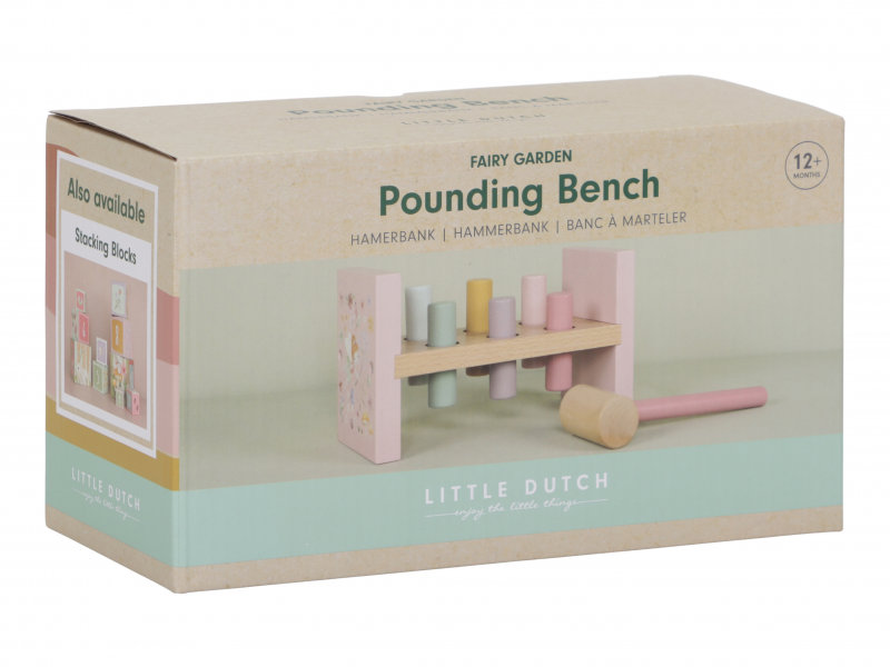 Zatloukačka dřevěná Fairy Garden