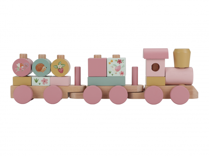 Vláček dřevěný Fairy Garden