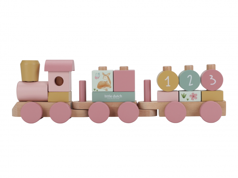 Vláček dřevěný Fairy Garden