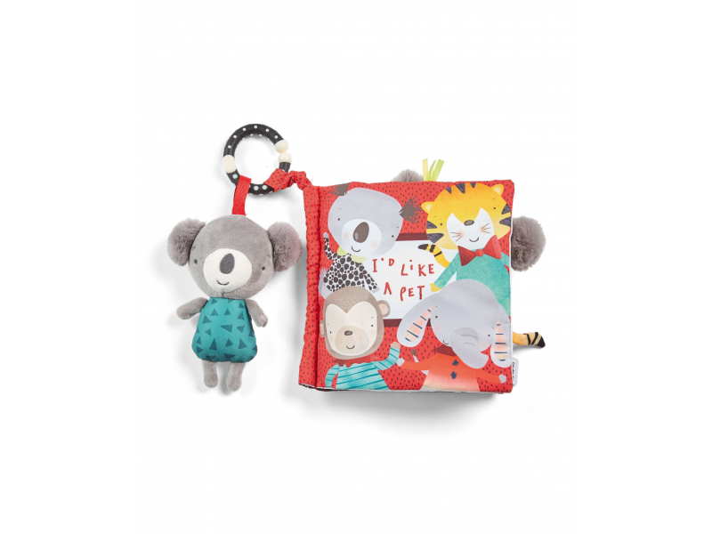 Textilní knížka s aktivitami koala Koko