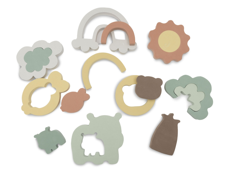 Pěnové puzzle do koupele Kangaroots 