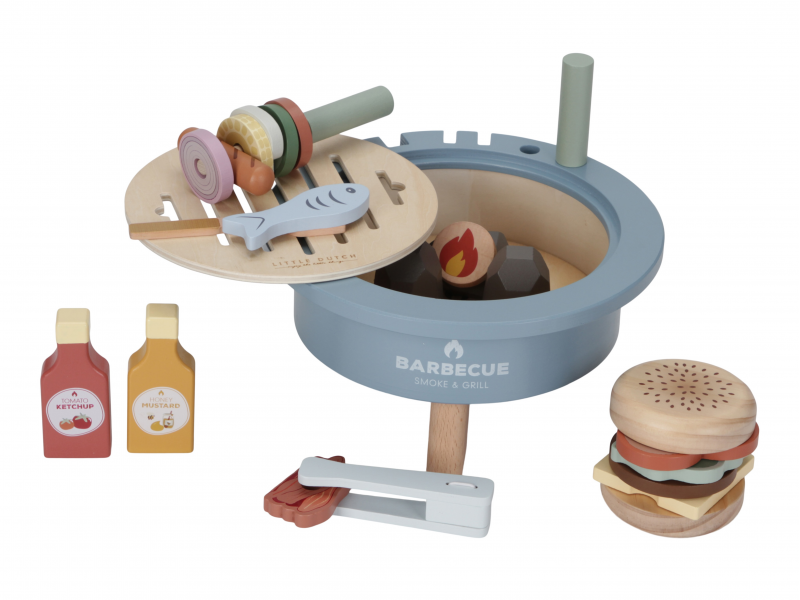 Barbecue sada dřevěná