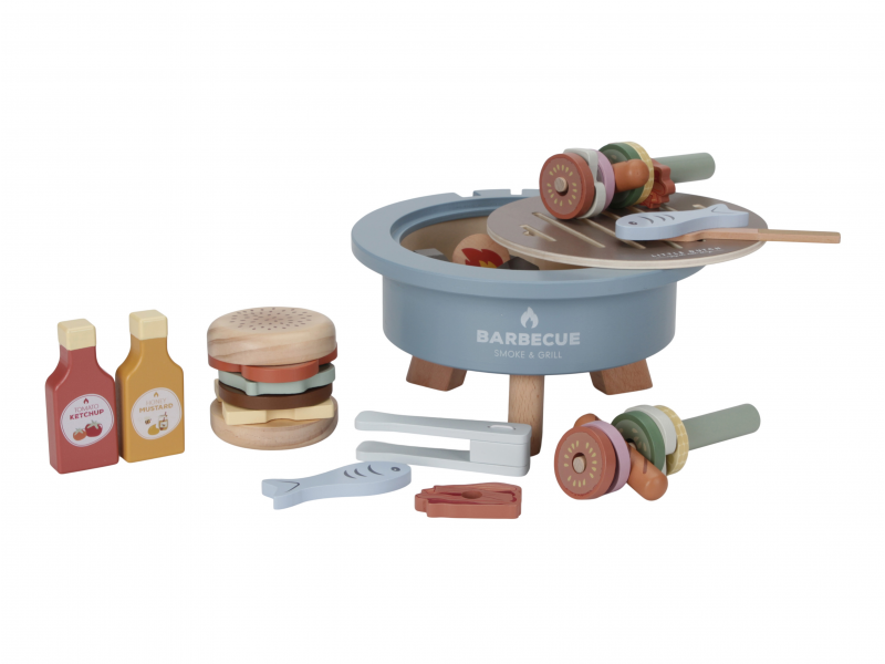 Barbecue sada dřevěná