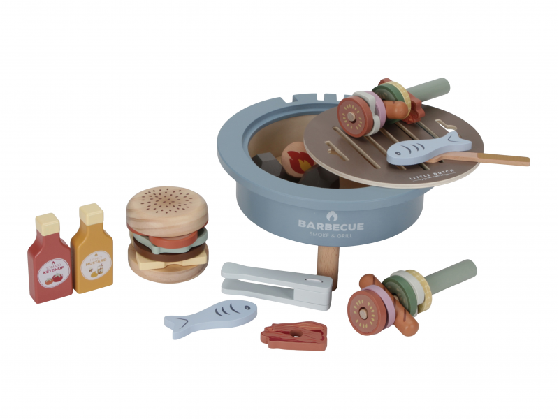 Barbecue sada dřevěná