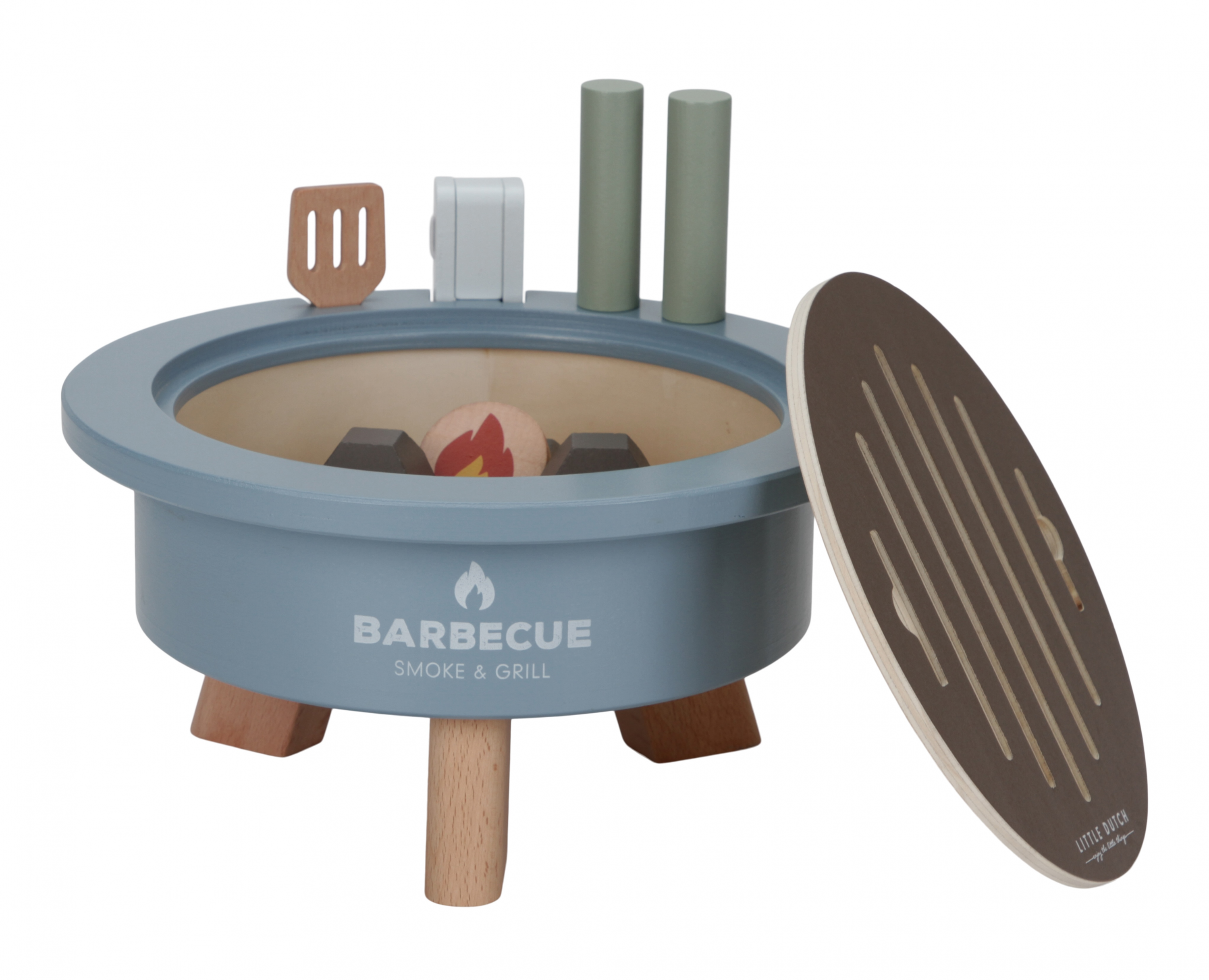 Barbecue sada dřevěná