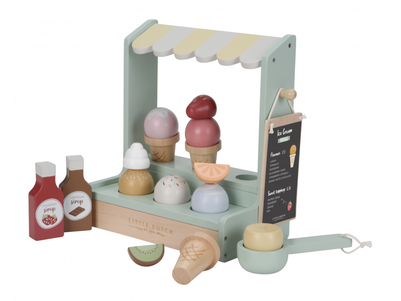 Zmrzlinový stánek dřevěný