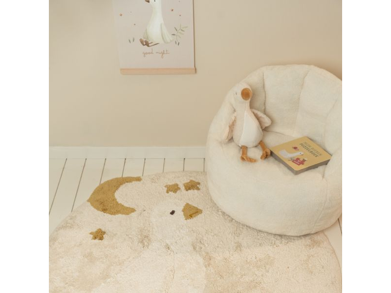 Křeslo dětské plyšové Soft White