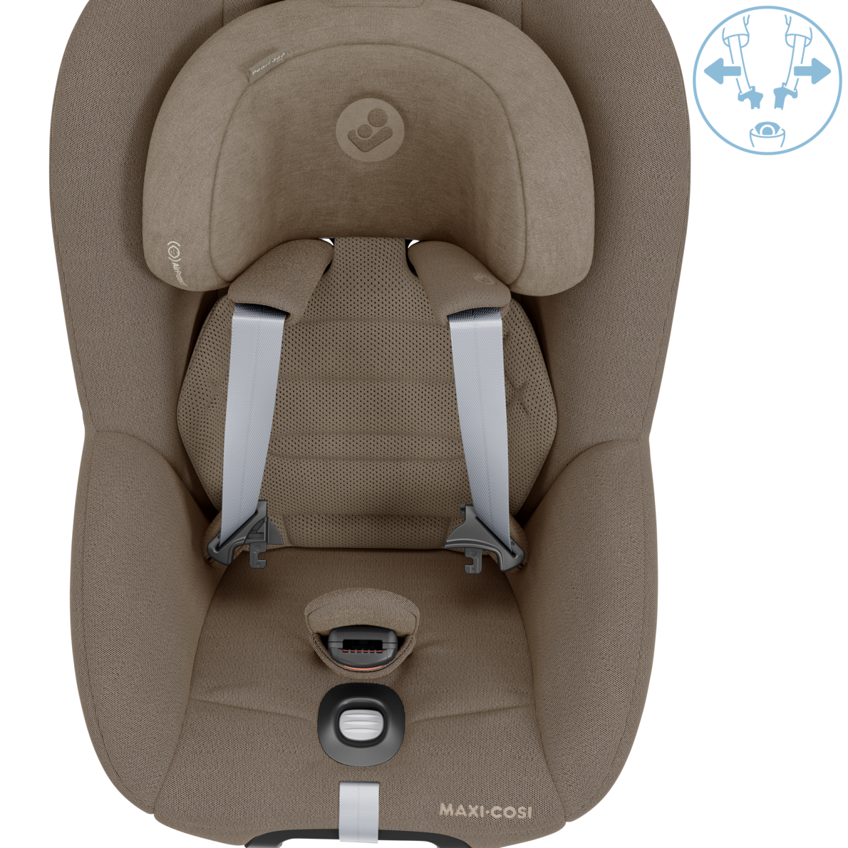Pearl 360 Pro autosedačka Authentic Truffle