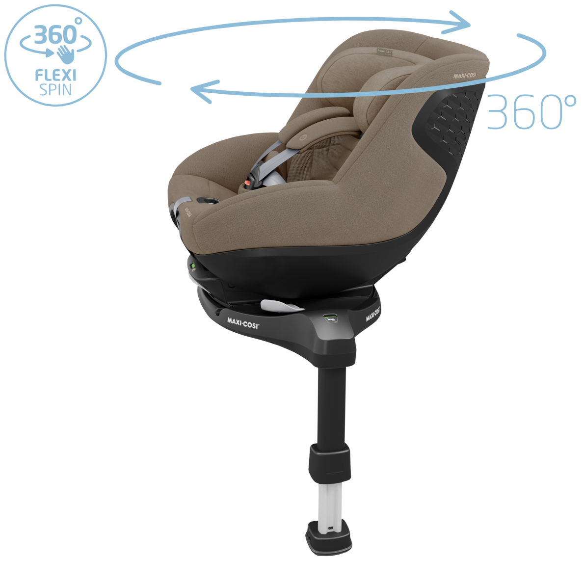 Pearl 360 Pro autosedačka Authentic Truffle