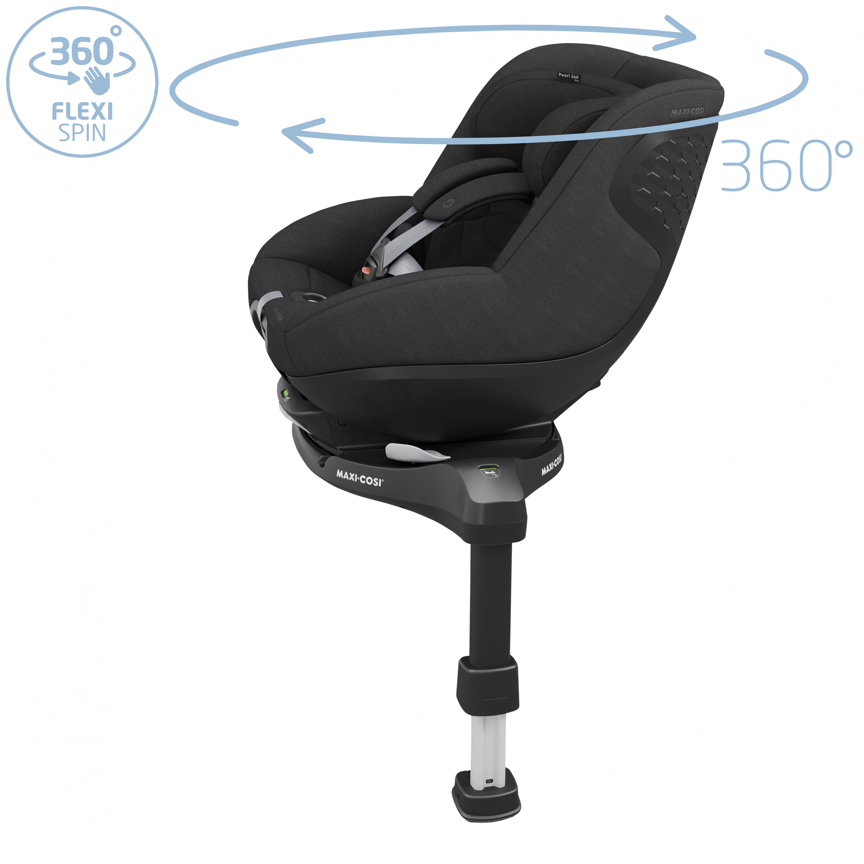 Pearl 360 Pro autosedačka Authentic Black