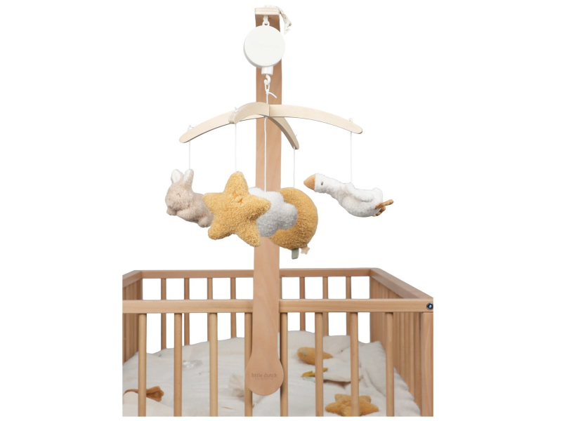 Hudební kolotoč dřevěný Newborn Naturals