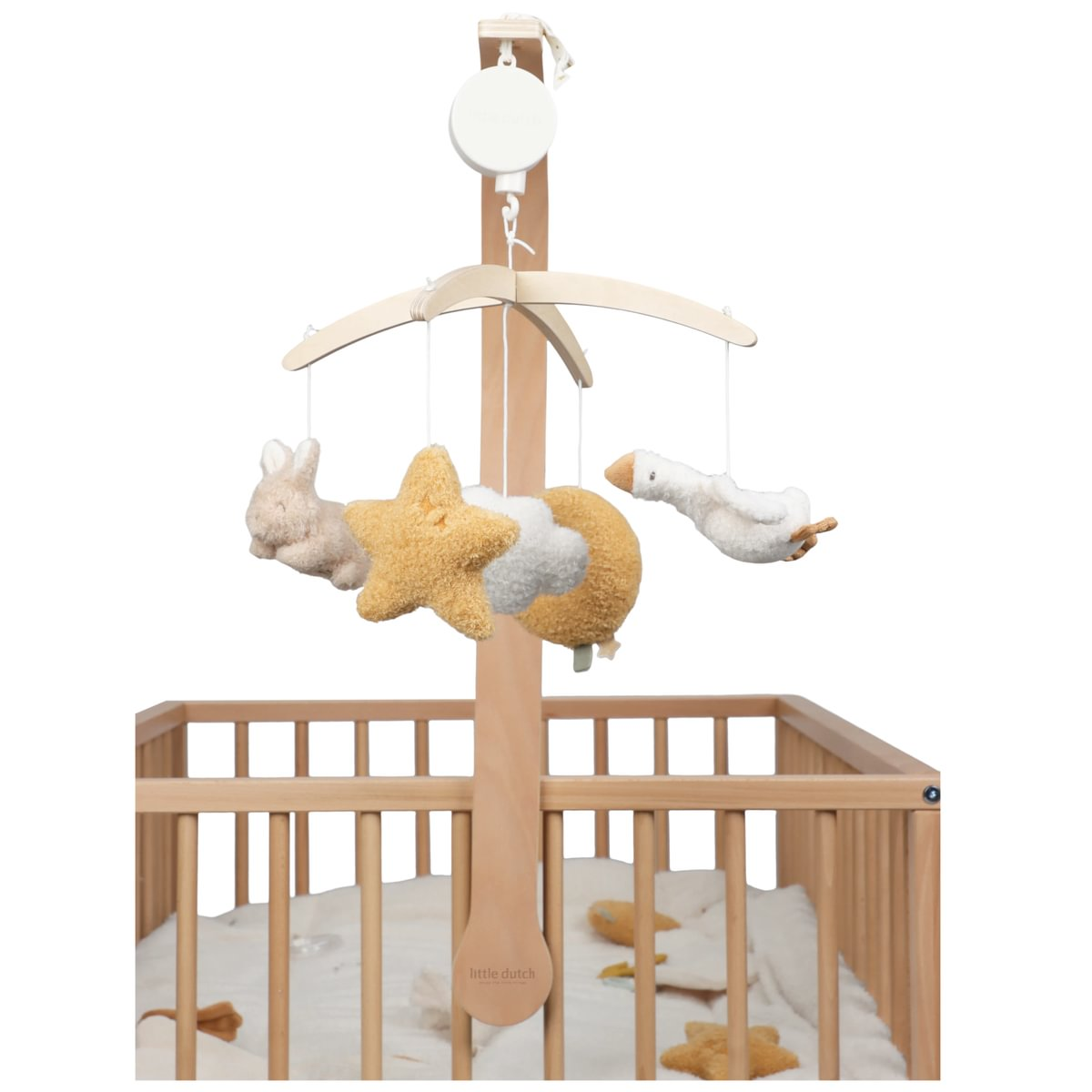 Hudební kolotoč dřevěný Newborn Naturals