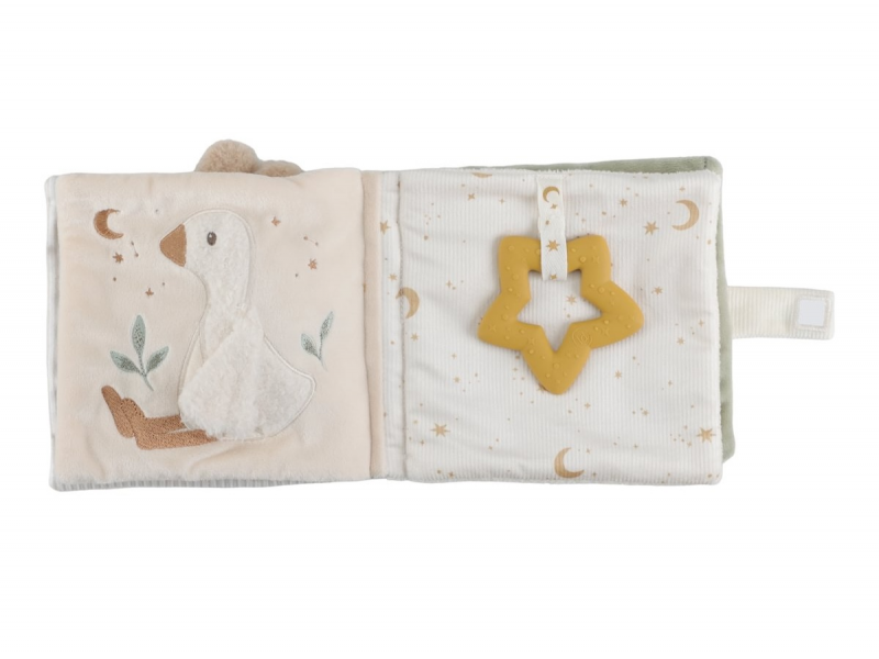 Textilní knížka s aktivitami Newborn Naturals