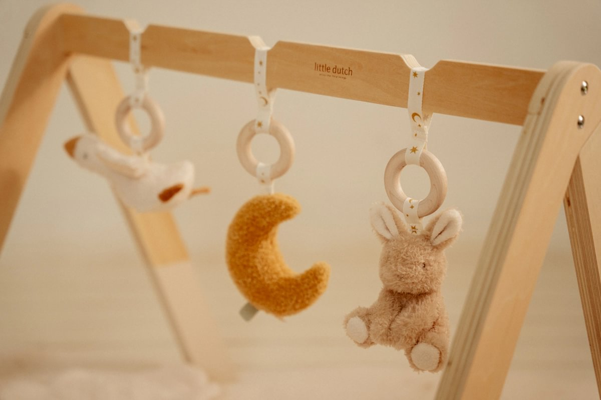 Dřevěná hrazdička Newborn Naturals