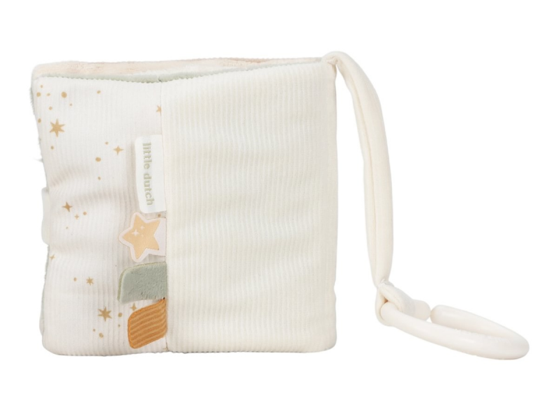 Závěsná textilní knížka s aktivitami Newborn Naturals