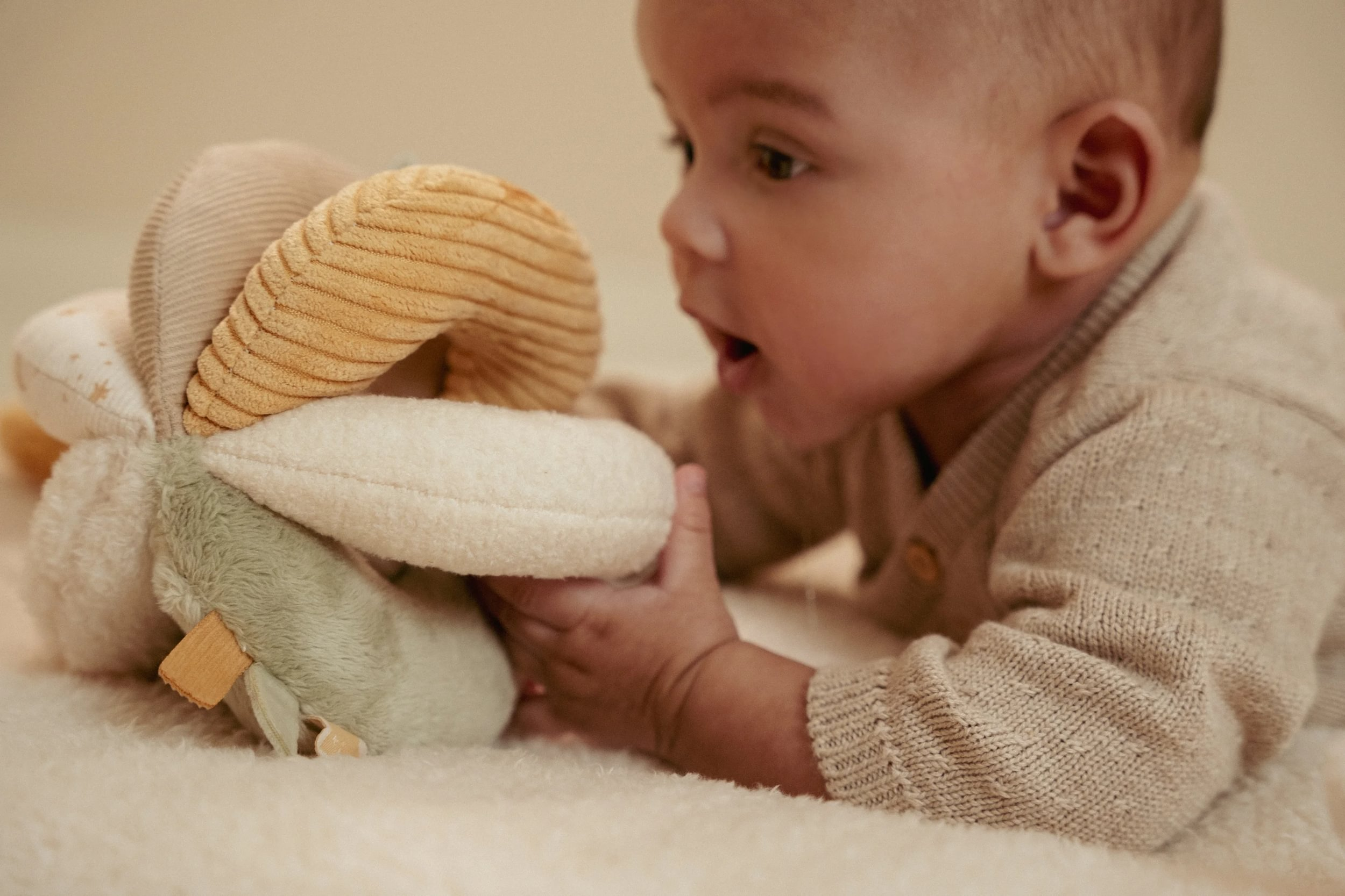 Míček textilní Newborn Naturals