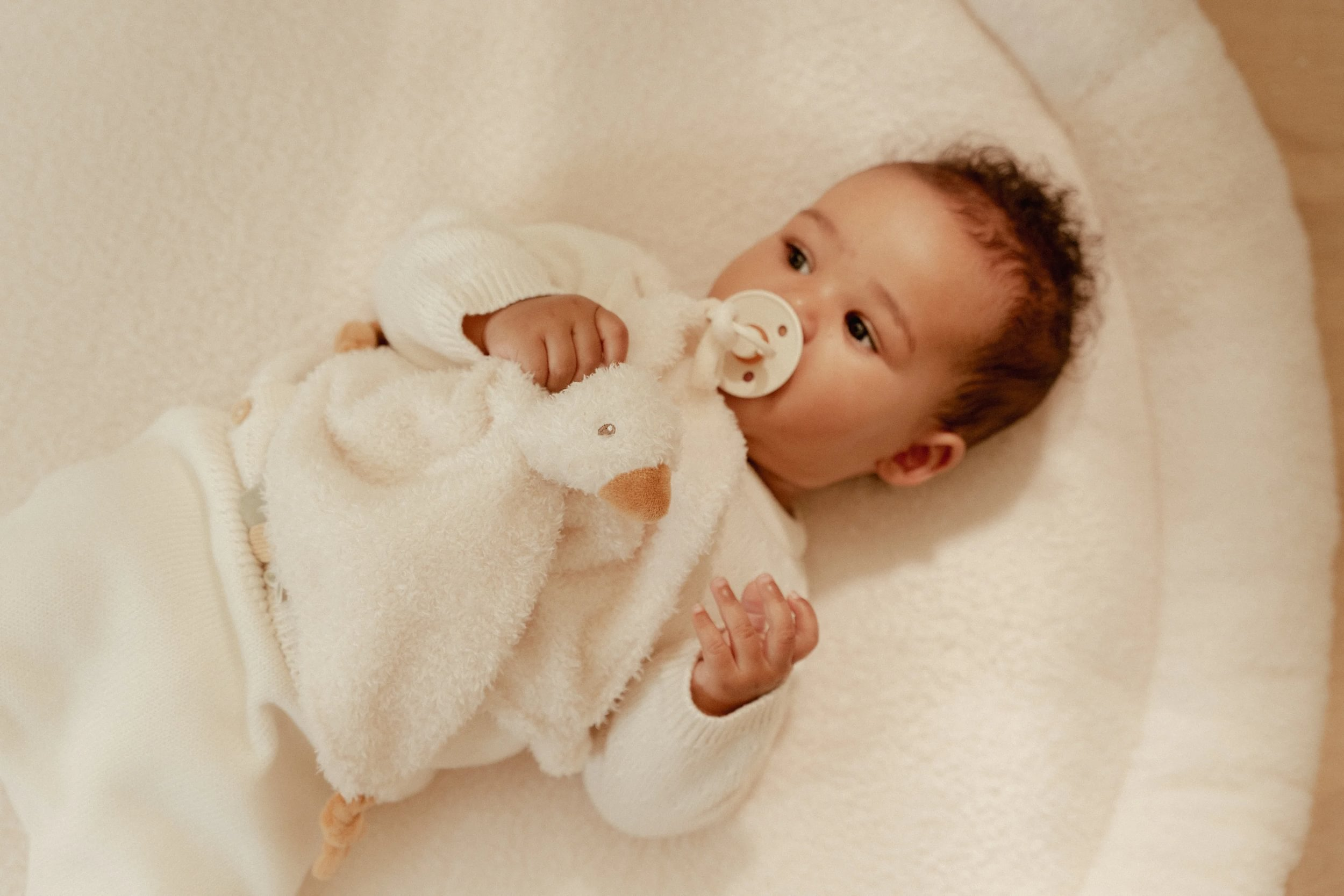 LITTLE DUTCH Muchláček husa Newborn Naturals
