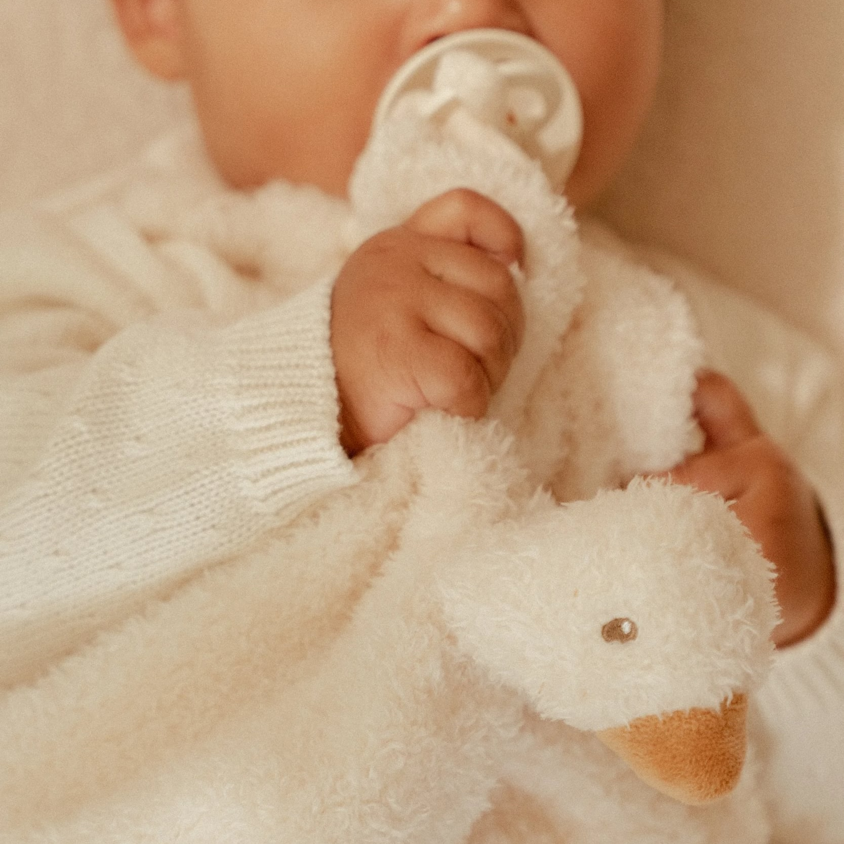 LITTLE DUTCH Muchláček husa Newborn Naturals