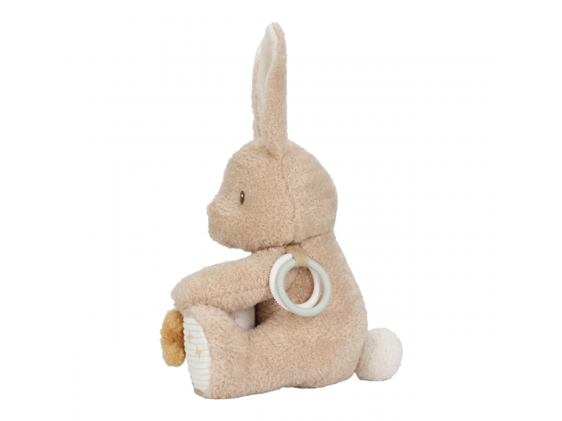 Králíček plyšový s aktivitami Newborn Naturals