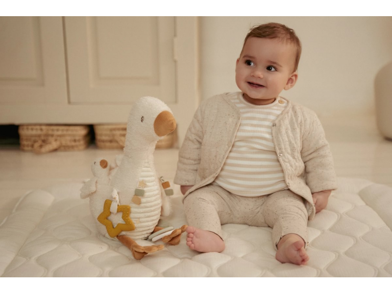 Husa plyšová s aktivitami Newborn Naturals