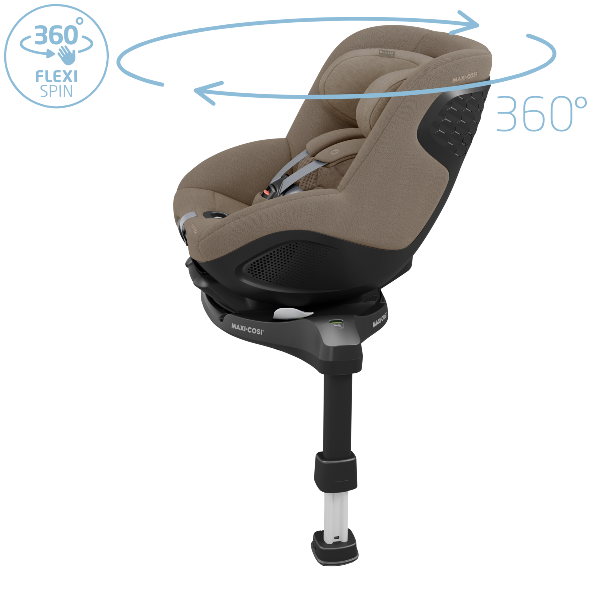 Mica 360 Pro i-Size autosedačka Authentic Truffle