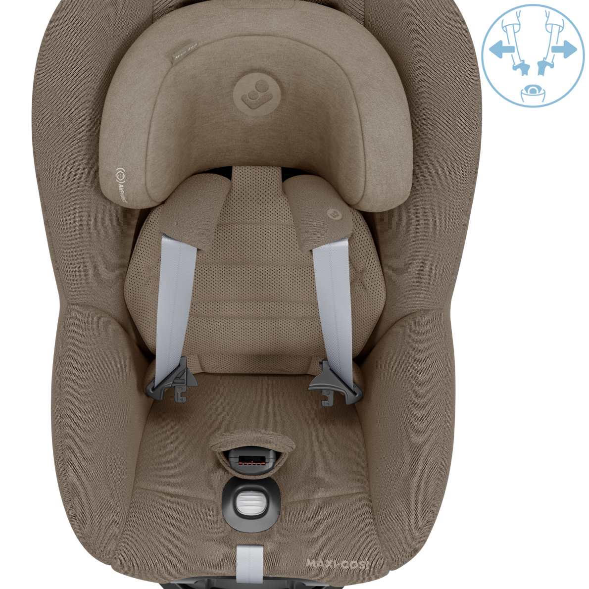 Mica 360 Pro i-Size autosedačka Authentic Truffle