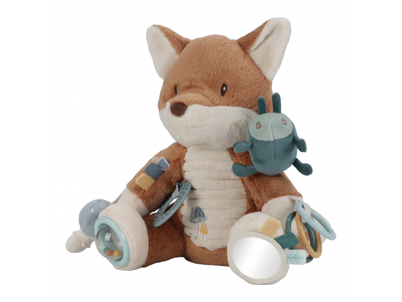 Liška plyšová s aktivitami Forest Friends