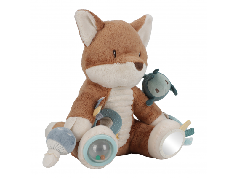 Liška plyšová s aktivitami Forest Friends