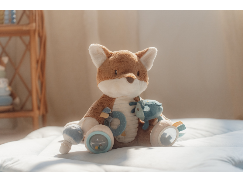 Liška plyšová s aktivitami Forest Friends