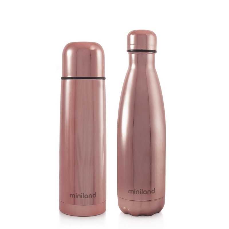 Sada termosky a termofľaše DeLuxe ružová