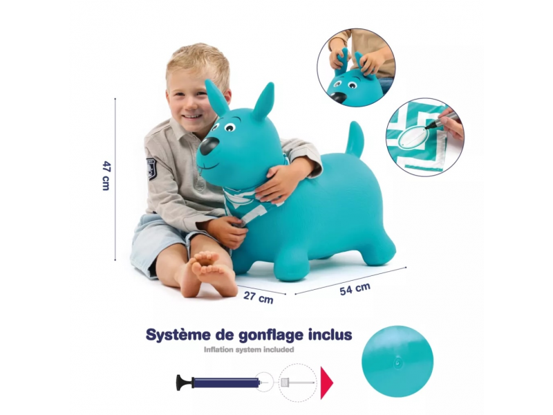 Skákací pes tyrkys