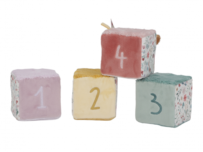 Kostky textilní 4 ks Fairy Garden