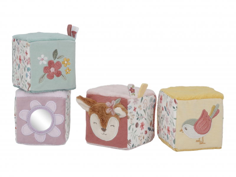 Kostky textilní 4 ks Fairy Garden