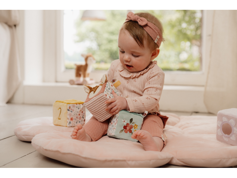 Kostky textilní 4 ks Fairy Garden