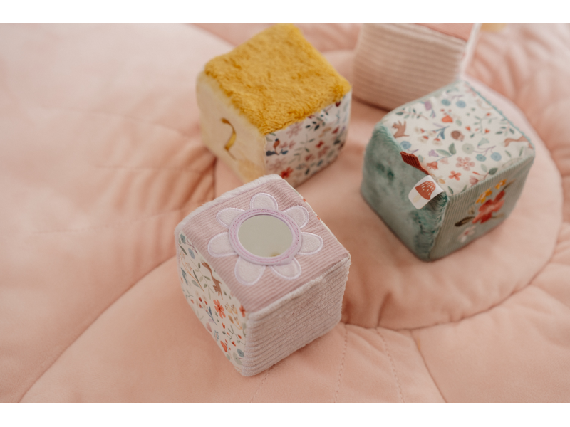 Kostky textilní 4 ks Fairy Garden