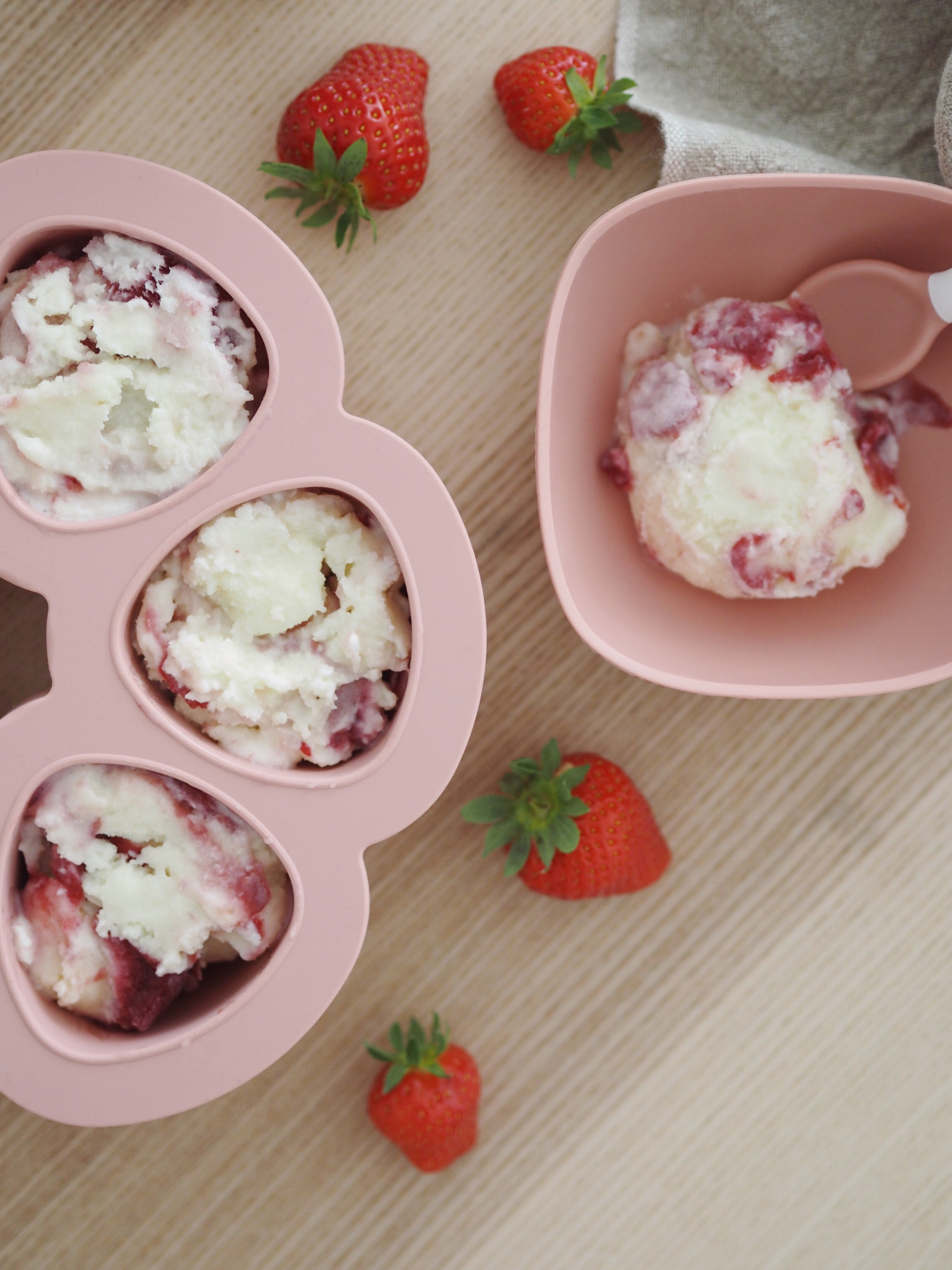 Multi-dávkovač na jídlo 6x 150ml Old Pink