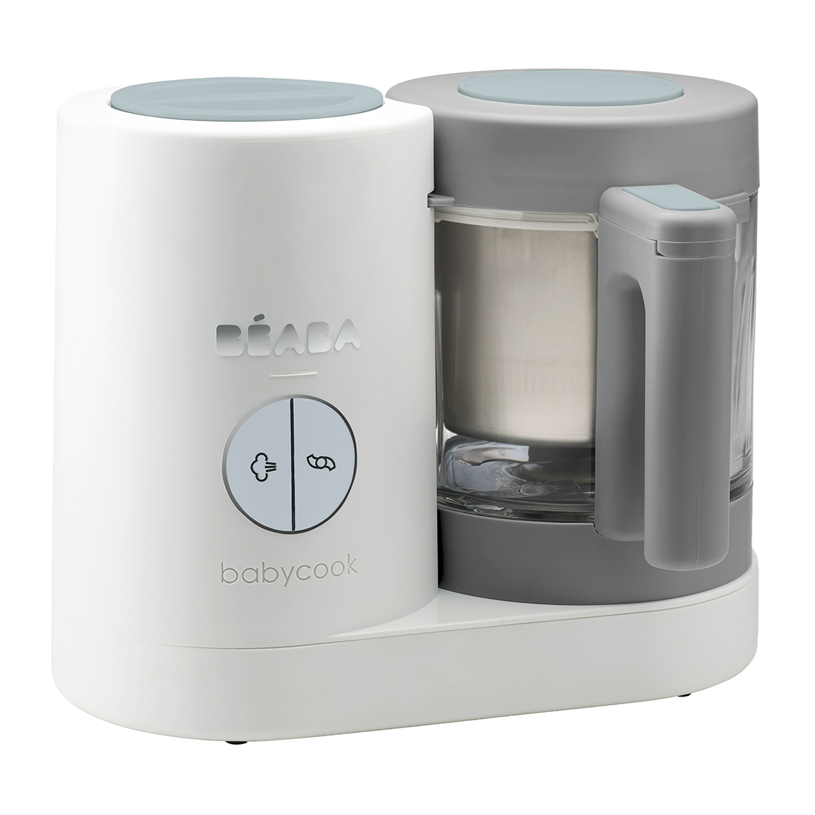 Parný  varič + mixér BABYCOOK Neo Grey White
