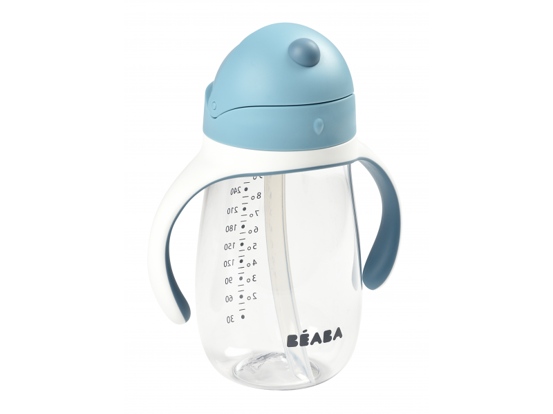 Hrnek s brčkem 300ml Windy Blue