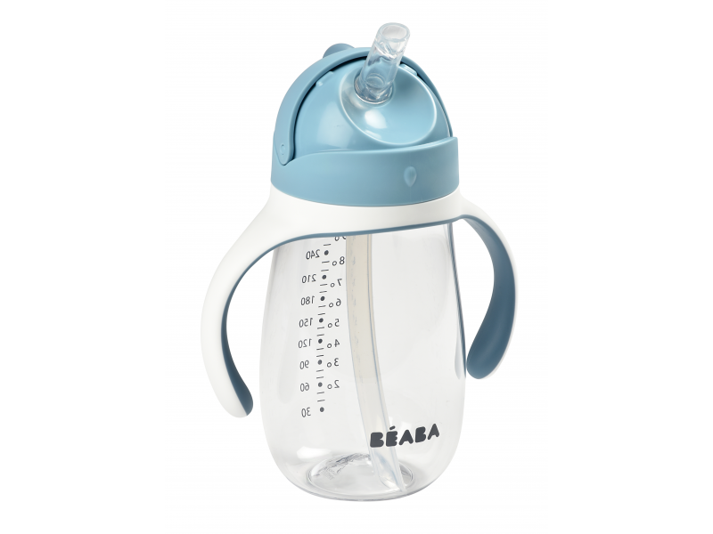 Hrnek s brčkem 300ml Windy Blue