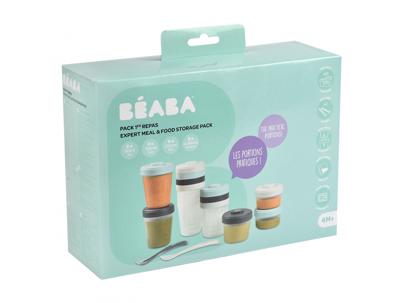 Sada kelímků na jídlo 12 ks + 2 lžičky Storm